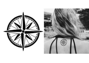 Ý nghĩa hình xăm la bàn trong phong thủy và nghệ thuật