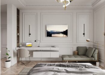 Các mẫu phòng ngủ màu trắng