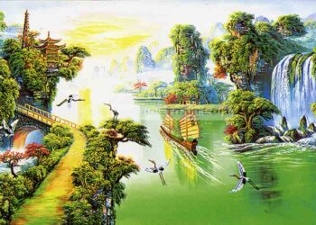 Tranh phong thủy người mệnh thủy