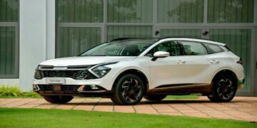 Sportage nổi bật với thiết kế cơ bắp