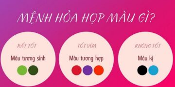 Mệnh hỏa hợp màu gì nhất và xung khắc với màu gì?