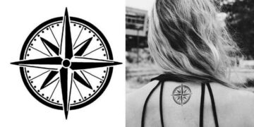 Ý nghĩa hình xăm la bàn trong phong thủy và nghệ thuật
