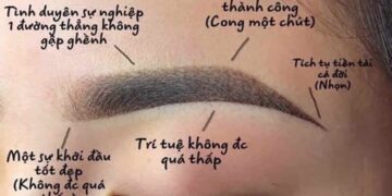 Ý nghĩa của chân mày phong thủy